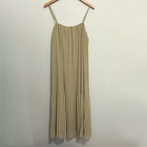 PRINCESS POLLY Elliot Midi Dress Sage Green NWT Women's Size 8